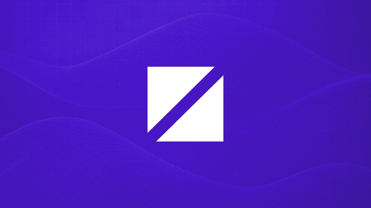Presence editorial illustration with its white symbol on a purple background.